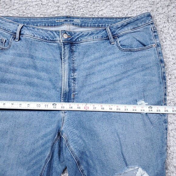 Old Navy High Rise Rockstar Super Skinny Jeans Women's Plus Size 28 Light Wash - Picture 7 of 10